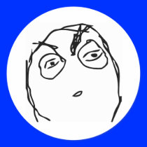 Suspicious Rage Face Stickers