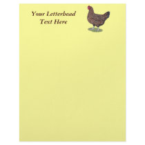 Sussex:  Speckled Hen Custom Letterhead