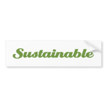 Sustainable bumper stickers by evisionarts Sustainable bumper stickers