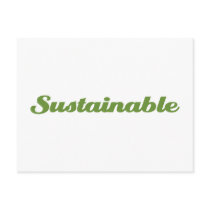 Sustainable postcards