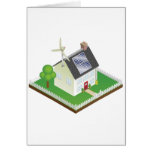 Sustainable renewable energy house cards