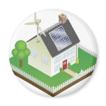 Sustainable renewable energy house magnets