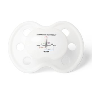 Sustained Heartbeat Inside (ECG/EKG) Pacifiers