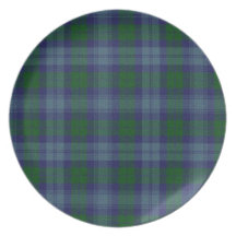 Sutherland Tartan Plaid Plate