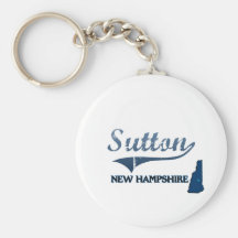 Sutton New Hampshire City Classic Keychain