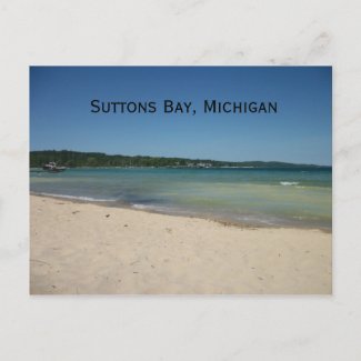 Suttons Bay Michigan Post Card postcard