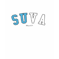 Suva in Fiji national flag colors t-shirts