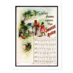 Suwannee River Black Americana Vintage Postcard