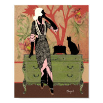 Suzanne in Orange & Green posters by metroswank Suzanne in Orange & Green posters