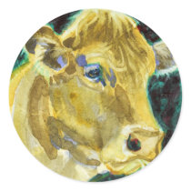 Suzie Q Round Sticker