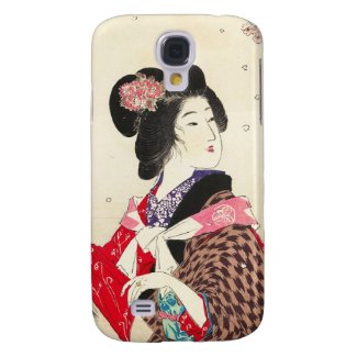 Suzuki Kason Sakura japanese woman lady art Samsung Galaxy S4 Cover