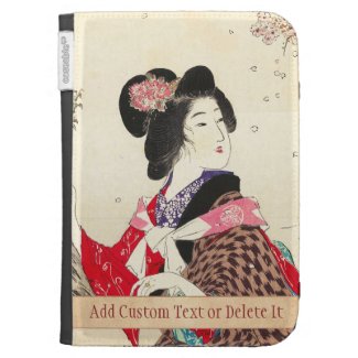 Suzuki Kason Sakura japanese woman lady art Kindle Covers
