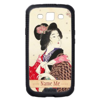 Suzuki Kason Sakura japanese woman lady art Samsung Galaxy SIII Cases