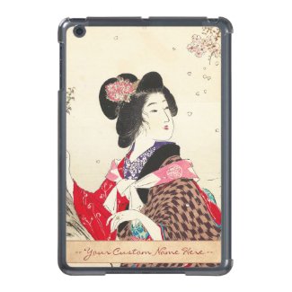 Suzuki Kason Sakura japanese woman lady art iPad Mini Cover