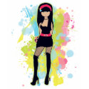 Suzume Splatter TShirt by aikiri Suzume Splatter TShirt