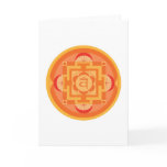 Svādhisthāna Chakra Mandala - greeting card