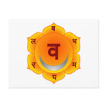 Svadhisthana The Sacral Chakra Post Card