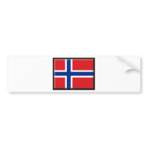 Svalbard (Norway) Flag Bumper Sticker