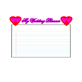 ALL Calendar My Wedding Planner2  Magenta jGibney