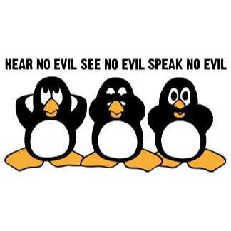 Hear No Evil See No Evil Speak No Evil Cute Penguins Product Gifts
