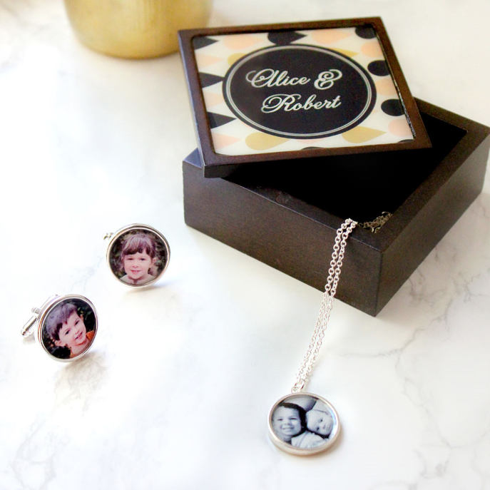 Create Your Own Silver Plated Round Necklace