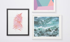 Show your creativity and imagination by customizing your own wall art!