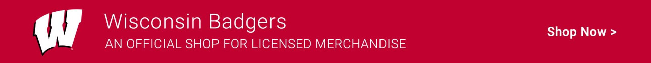 Shop officially licensed merchandise from Wisconsin Badgers.