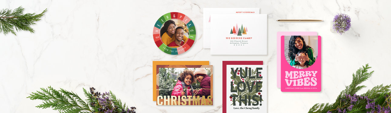 Send joy to the world with custom cards