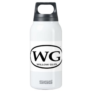 White WG Thermos Water Bottle