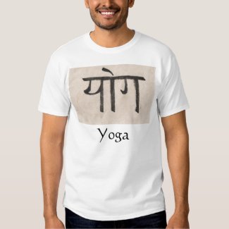 Yoga Sanskrit Calligraphy Sirt T-shirt