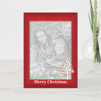 christmas cards insert card greeting zazzle holder