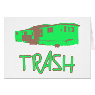 White Trash Cards | Zazzle