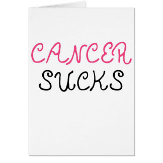Cancer Sucks Cards | Zazzle