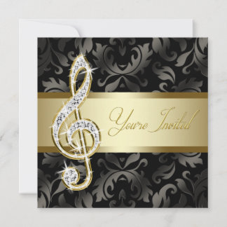 Music Invitations & Announcements | Zazzle