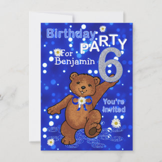 Boys 6th Birthday Invitations &amp; Announcements | Zazzle