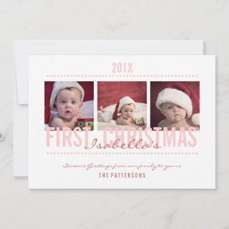 Babys First Christmas Cards | Zazzle