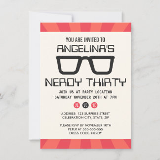 Nerd Birthday Invitations &amp; Announcements | Zazzle