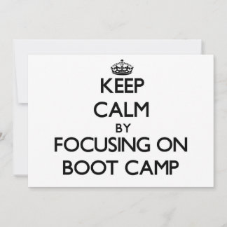 Boot Camp Invitations &amp; Announcements | Zazzle