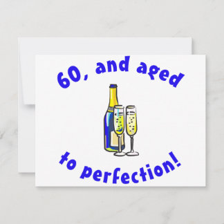 60th Birthday Humor Invitations & Announcements | Zazzle