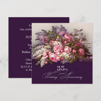 35th Anniversary Party Invitations &amp; Announcements | Zazzle