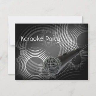 Karaoke Birthday Invitations &amp; Announcements | Zazzle