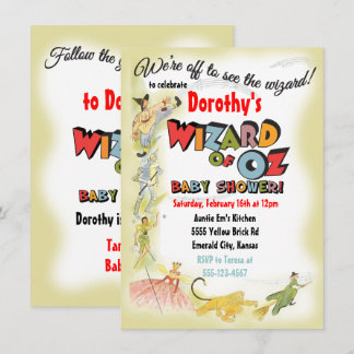 Wizard Of Oz Invitations &amp; Announcements | Zazzle
