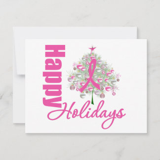 Breast Cancer Christmas Cards | Zazzle