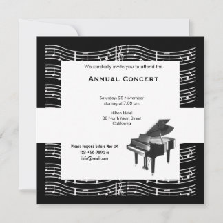 Concert Invitations & Announcements | Zazzle