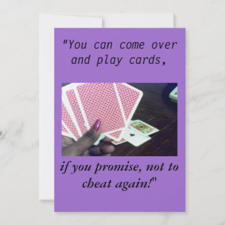 Cheating Cards | Zazzle
