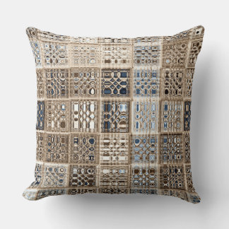 Brown Gray Pillows - Decorative & Throw Pillows | Zazzle