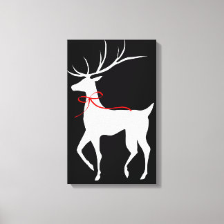 Christmas Reindeer Art &amp; Framed Artwork | Zazzle