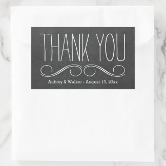 Wedding Thank You Stickers | Zazzle
