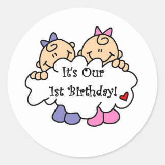 Twins 1st Birthday Gifts on Zazzle