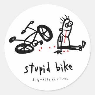 crazy bike stickers